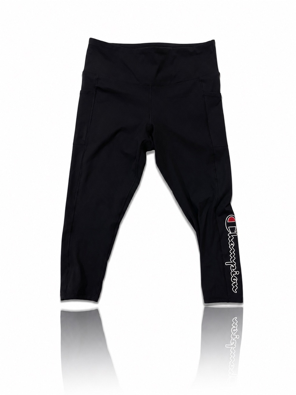 Champion Black Leggings XL Authentic Original Athletic Pants Like New